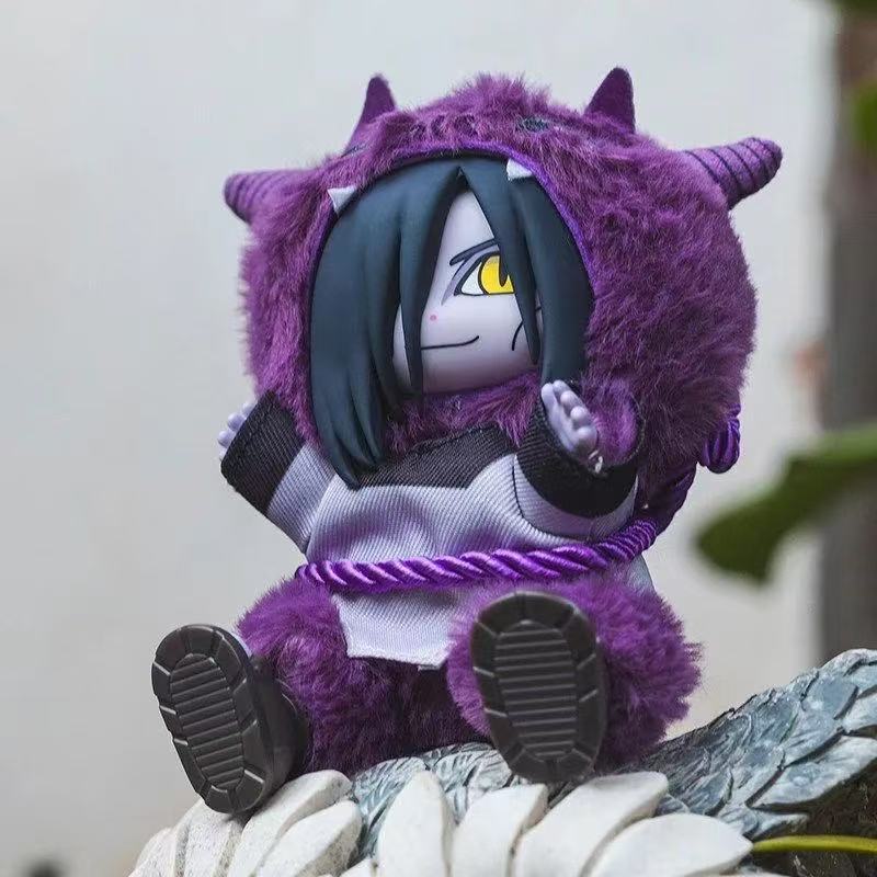 

Anime Vinyl Plush Doll Konohagakure San in Jiraiya Orochimaru Tsunade Stuffed Toy Bag Pendant