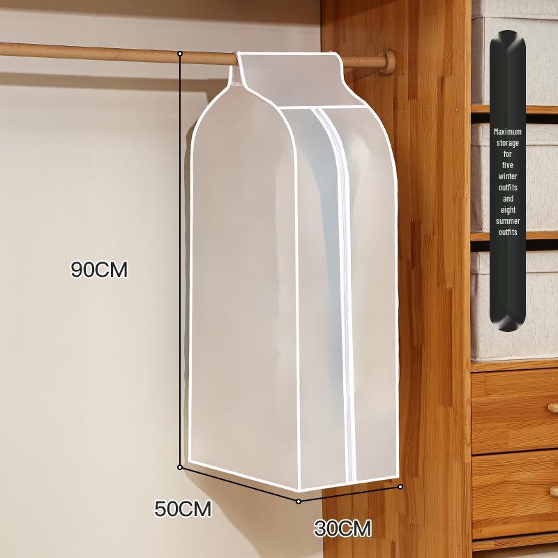 

Утолщенный прозрачный чехол для одежды от пыли: Водонепроницаемый, Влагостойкий, Моющийся Подвесной Чехол для Одежды