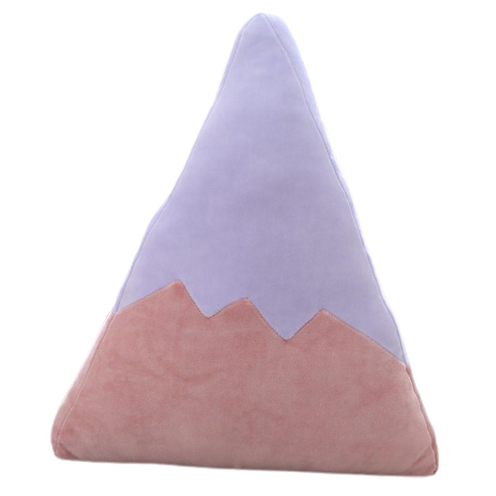 Rainbow Color Cushion Plush Toy Elastic Stuffed Plushies Back Pillow Bedside Ornament Gift For Kids Girls