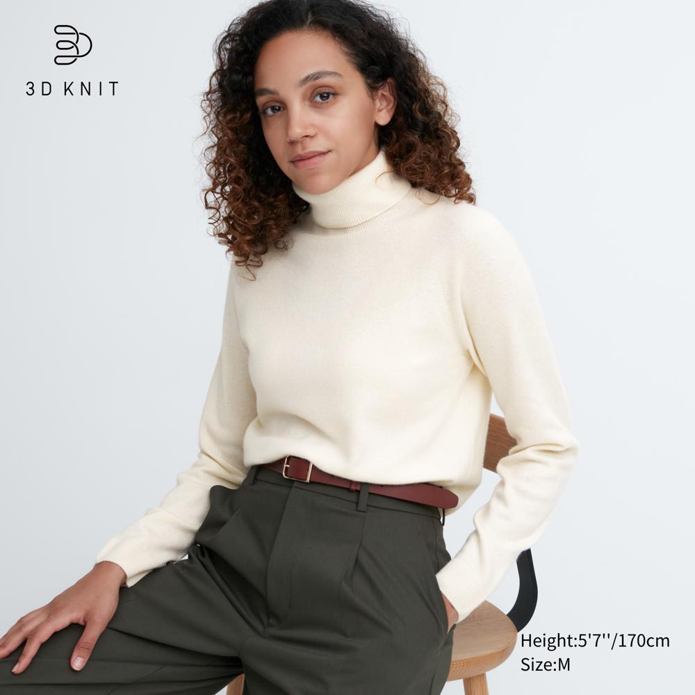 Uniqlo Polo With Sweater Women's WOMEN'S WASHABLE KNIT RIBBED