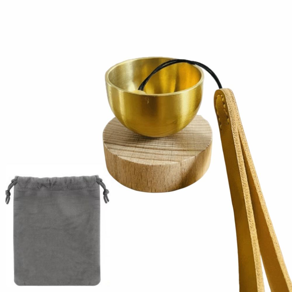 

Музыкальная медитационная чаша мини медная звуковая чаша тибетская звуковая чаша практика медитации Thicken with Handle