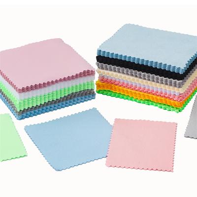 10pcs Polishing Cloth Silver Cleaning Polishing Cloth Soft Cleaning Wipe Cloth Gold Jewelry Tool Wipe Cloth