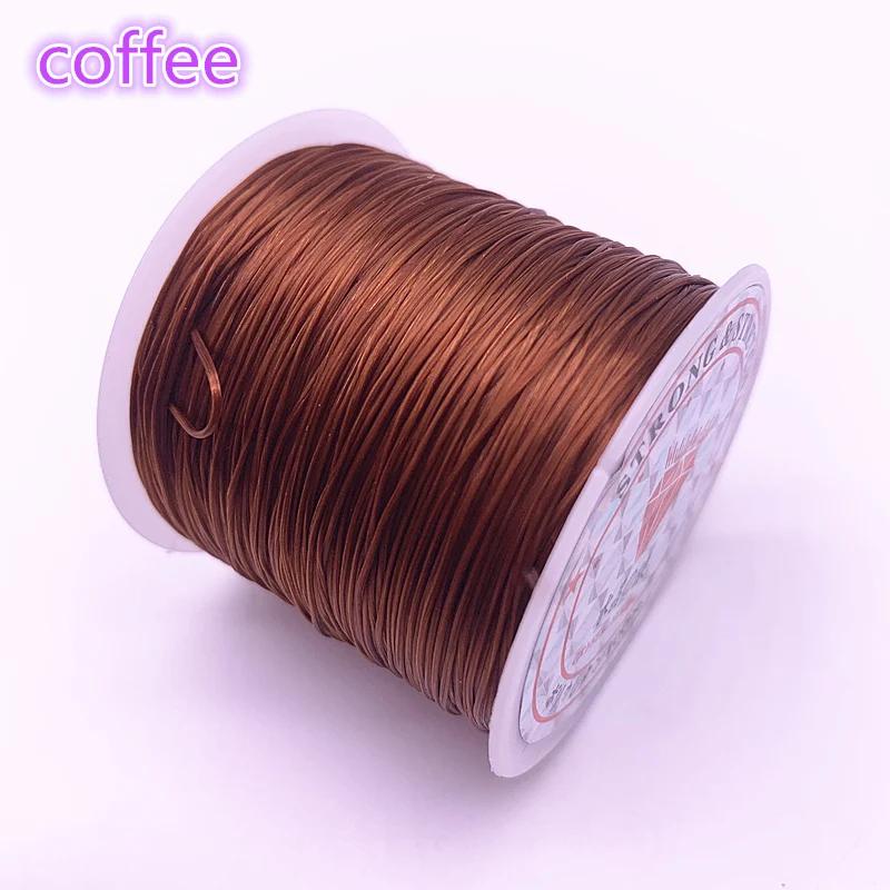 50M/Roll Colorful Flexible Elastic Crystal Line Rope Cord For Jewelry Making Beading Bracelet Wire Fishing Thread Rope