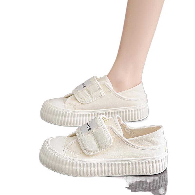 Maternity shoes spring and summer outer wear feet puffy loose soft sole white canvas shoes