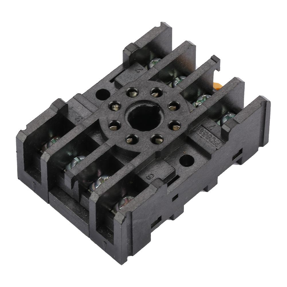 

PF085A 300V 7A 8Pin кріплення на рейку Power Mount Power Relay Holder Socket Base