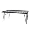 Portable Outdoor Folding Mesh Bamboo Table with Multi-Functional Draining Rack