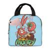 Custom S-Sponges Anime Bobes Thermal Insulated Lunch Bags Women Men Cartoon Resuable Lunch Container for School Office Food Box
