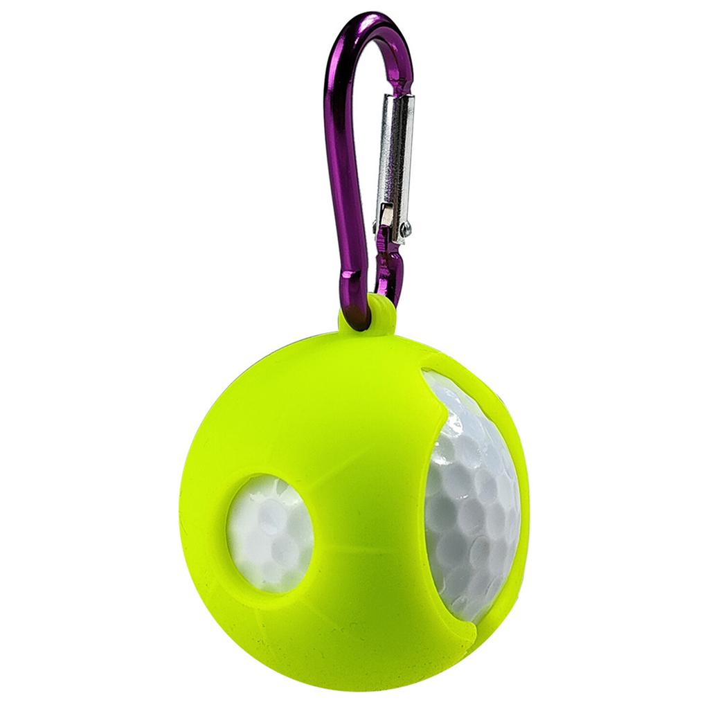 Golf Balls Holder Silicone Golf Balls Carriers Golf Balls Protective Sleeve with Buckle for Golf Bag Belt Golf Sport