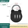 Compact Student Combination Padlock for Suitcases, Backpacks, Lockers, and Cabinets