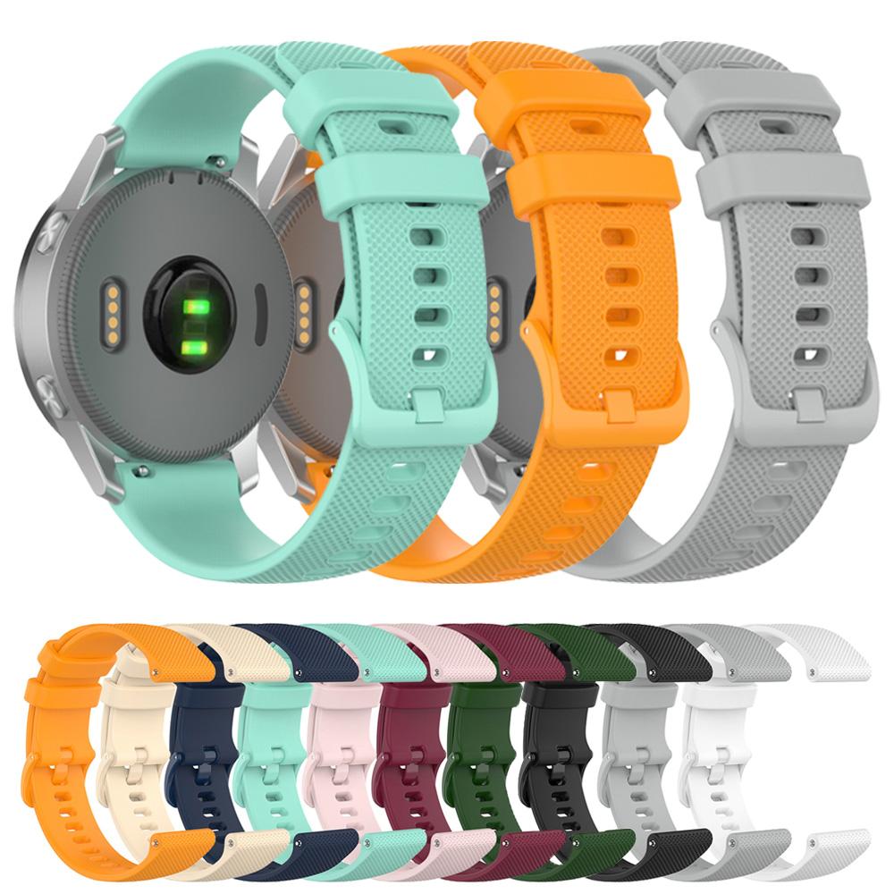 Silicone 20mm 22mm Strap For Garmin Venu 3 Band Forerunner 265 255 245 Music Vivoactive 4 Bands Garmin Venu Sq 2 Plus Bracelet