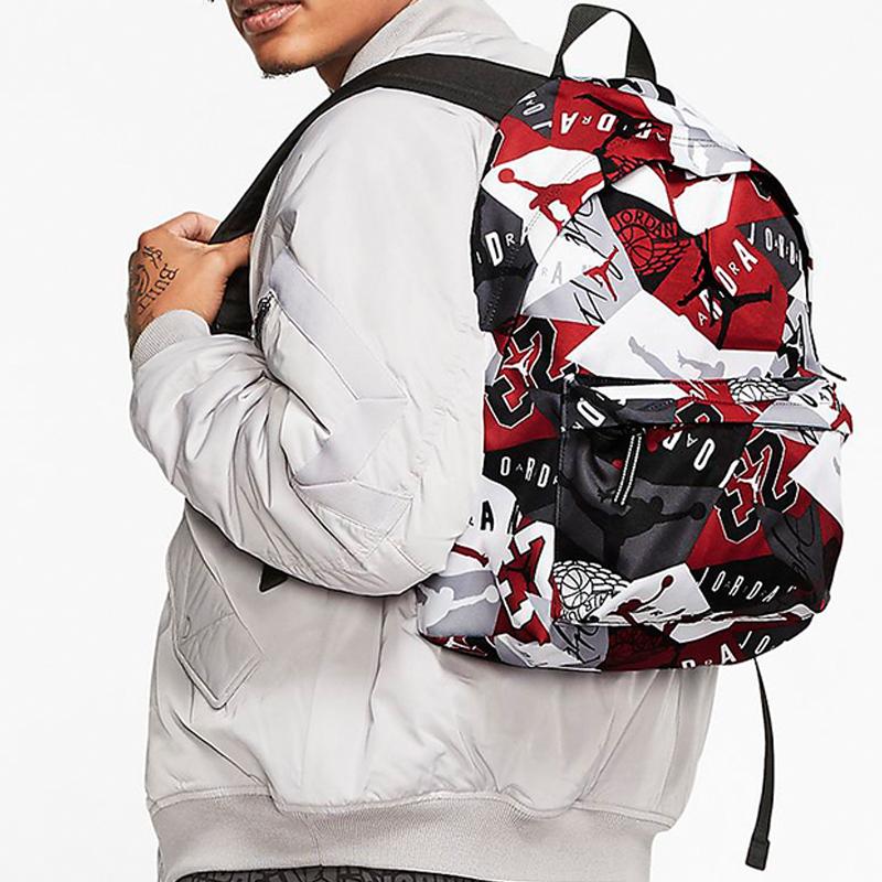 Jordan Polyester Backpack Regular Unisex Red Black Jordan CW7699-687