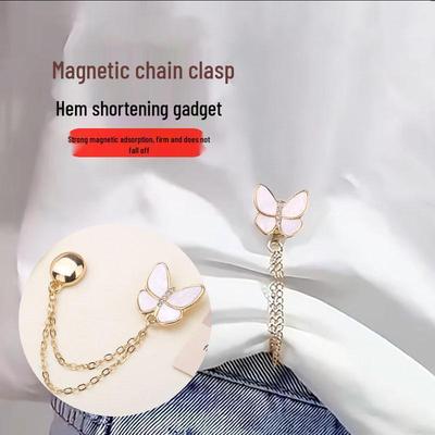 Magnetic No-Sew Hemming Clip: Anti-Drag Trouser Cuff Adjustment Tool