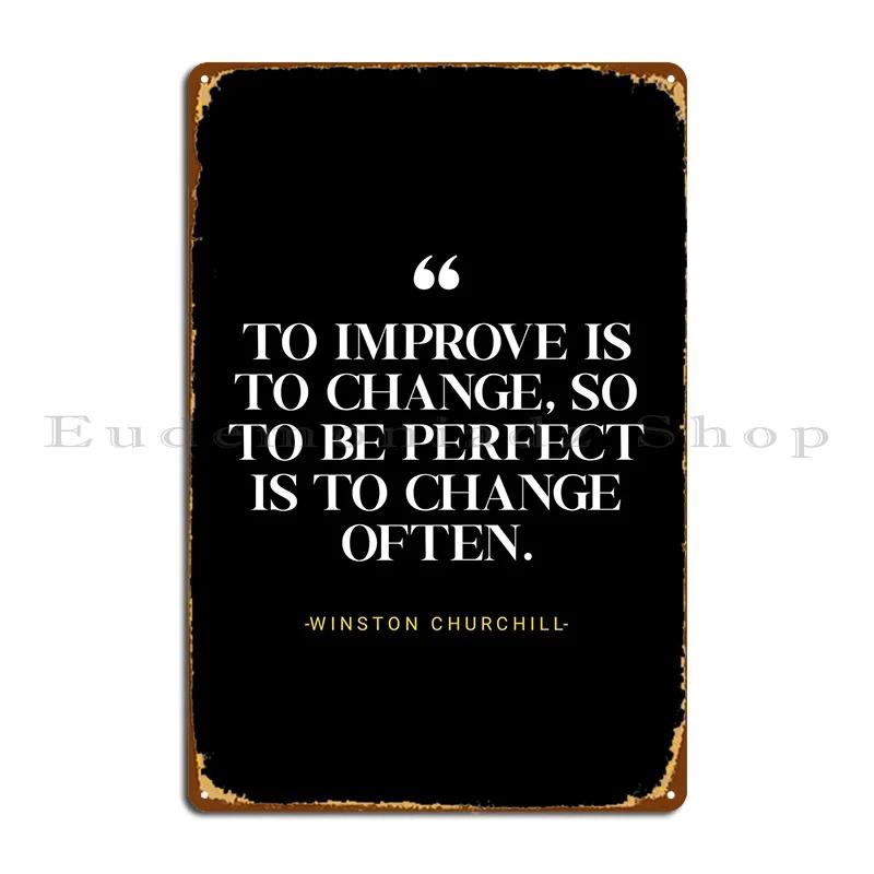 

Winston Churchill Metal Sign Pub Mural Decoration Create Custom Club Tin Sign Poster 20x30cm（7.8x11.8inch）