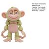 Healing Animal Decorative Figurine 3D Printed Articulated Monkey Figurine, Multi-Color Cartoon Model with Flexible Pose Movable Joints, Stress Relief