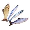Interactive Catnip Plush Simulation Fish Chew Toys for Cats Soft 3D Fish Shape Catnip Filled Toys