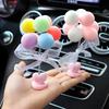 Creative Shaking Head Balloon Car Center Console Decorative Ornaments Cute Bobblehead Car Decorations Car Interior Accessories