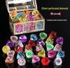 DIY Gemstone Treasure Kit: Imitation Crystal Diamonds & Mixed Acrylic Ornaments for Kids