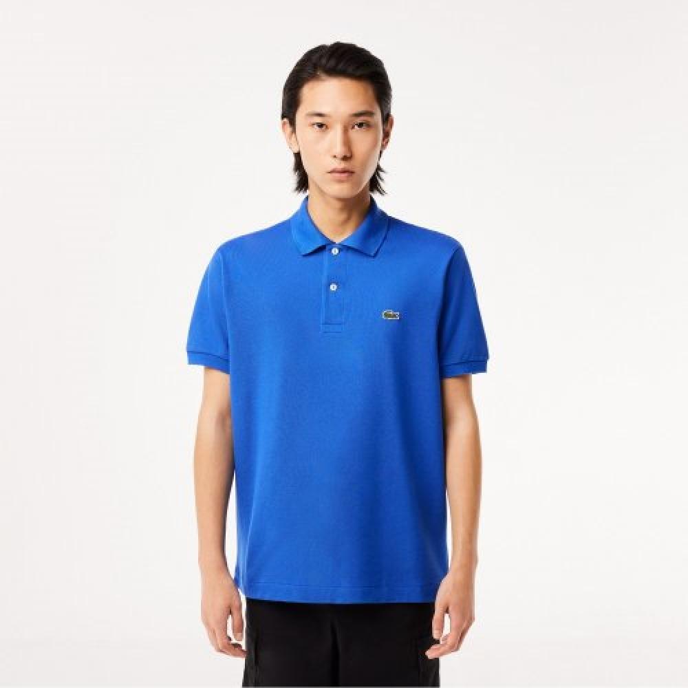 

LACOSTE Мужская рубашка-поло классического кроя с короткими рукавами [голубой] 004