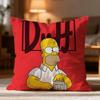 Hot T-Tthe Simpsons Cushion Cover Soft Washable Pillow Case Multi-Scene For Couch Bed Travel Office Use