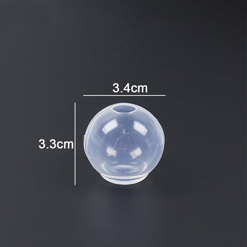 1PC 20-100mm Ball Shape Silicone Mold 3D Planet Ball Epoxy Resin Mould for DIY Crafts Home Decoration Tools