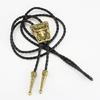 Cool Bolo Tie Necktie Western Cowboy Necktie Necklace Male Costume Accessory