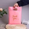100Pcs Thank You Gift Bags Plastic Wedding Birthday Party Treat Bags Favors Small Business Shopping Candy Cookie Packaging