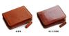 [ANON] Anon Italian Vacchetta Leather L-shaped Zipper Men's Bi-fold Wallet Minerva Box Leather Gentleman's Wallet (Dark Brown) cav624