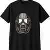 Welder Mask Greyscale Retro Mens Womens T-Shirt Vintage Unisex Novelty Gift Tee