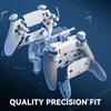 eXtremeRate PS5 Edge Controller Compatible Full Set Shell Button Rubber Grip Bottom Front and Rear Decorative Interchangeable Custom Replacement