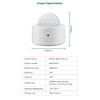 Tuya Zigbee PIR Motion Sensor Human Body Infrared Detector Home Security Alarm Movement Detection Sensor Works With Smart Life