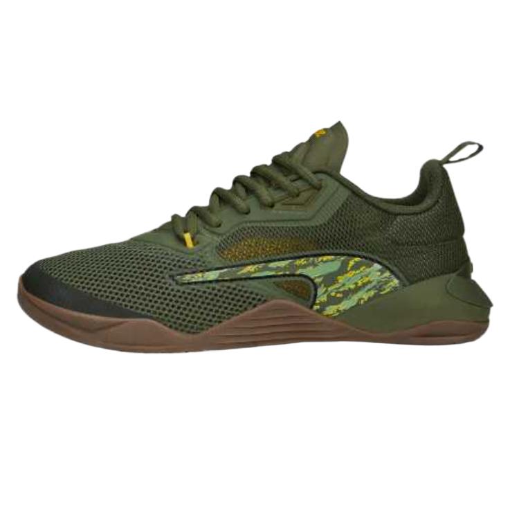 PUMA износостойкие и легкие низкие тренировочные кроссовки мужские Зеленые 377969-02 45