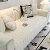Nordic Crystal Velvet Sofa Cushion Four All Seasons Universal And New Product Sofa Cushion Cream Texture Anti Slip Cover Towel
