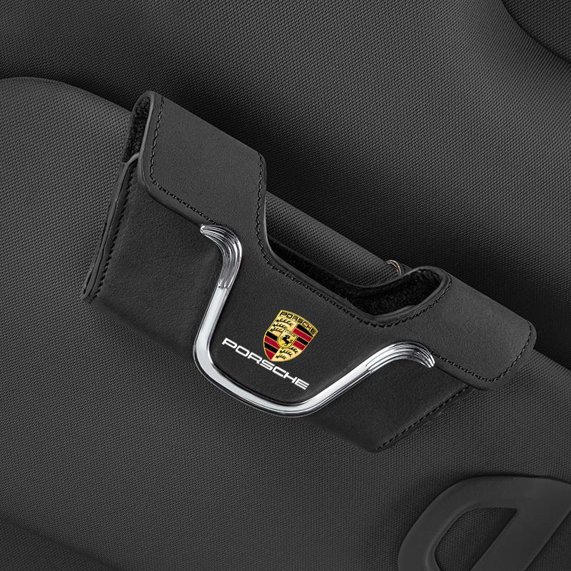 

Автомобільний сонцезахисний козирок, затискачі для карток та окулярів для Porsche Cayenne Panamera Macan 911 718 Taycan Boxster Cayman 918 Pajun Аксесуари чорний