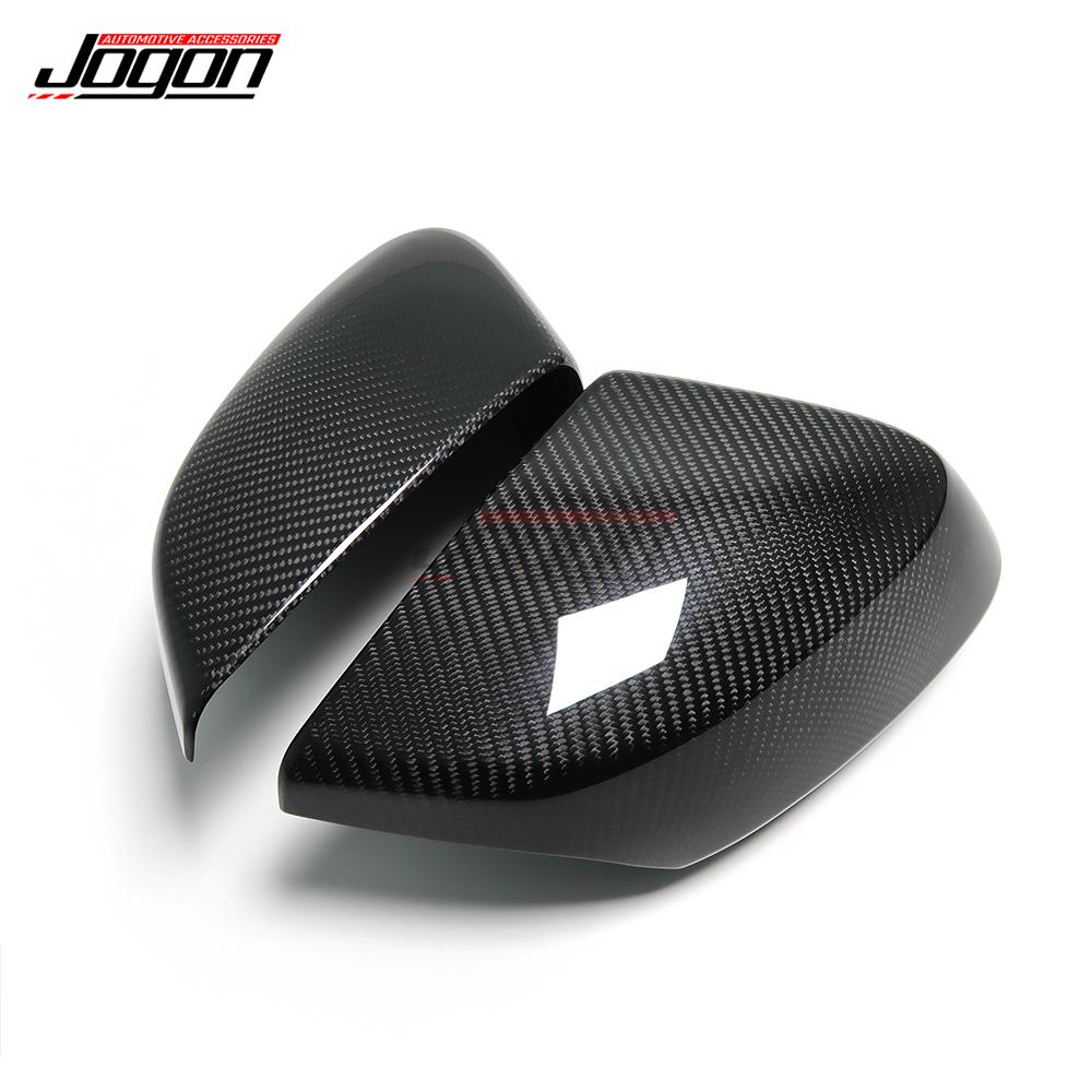 For Chevrolet Corvette C8 Z51 2020 2021 2022 2023 Side Wing Rearview Mirror Cover Trim Real Carbon Fiber Car Accessories