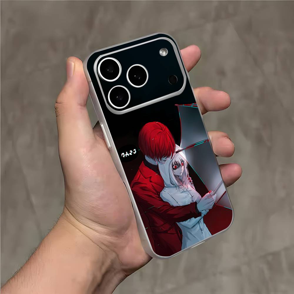

H-HomicipherS For iPhone 17,16,15,14,13,12,11,Pro,Max,Plus Transparent White Phone Case Magnetic Wireless Charging iPhone17promax