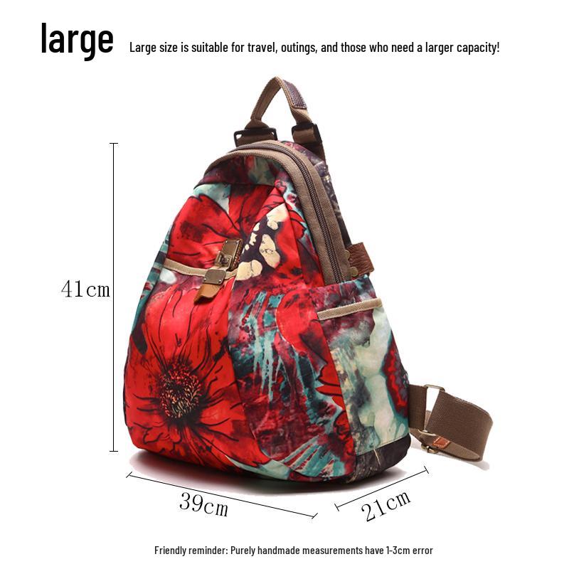 

Korean Style Women s Oxford Cloth Backpack - 2024 Casual, Large Capacity Travel Bag