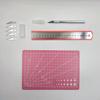 A3/A4/A5 Cutting Board & Stationery Set: Engraving Pen, Ruler, Carving Knife, Mat Board - Multi-piece Handmade Craft Kit