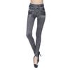 Women Yoga Pants High Waist Slim Fit Butt Lifting Leggings Imitation Jeans Seamless Trousers Skinny