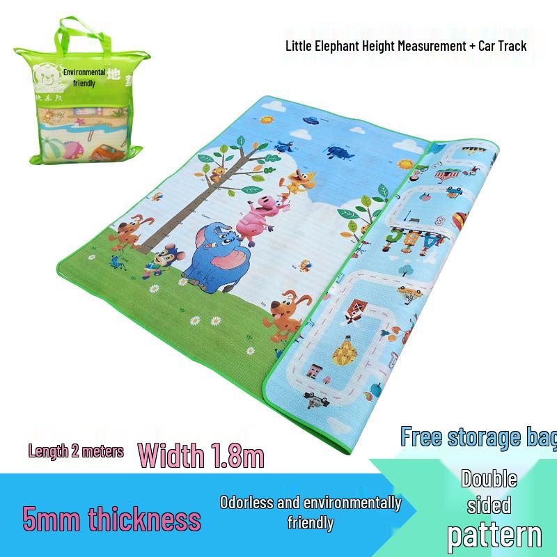 Enlarged Waterproof Outdoor Cartoon Picnic and Camping Mat - Foldable and Moisture-Proof