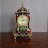 Schreibtisch-Wecker, Vintage-Uhr, klassische königliche Wohnzimmer-Schreibtisch, imperiale Einrichtung, kreative Sitz-Pendeluhr