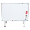 Rolling Whiteboard with Stand, Mobile Magnetic Dry Erase Board On Wheels, Adjustable Height