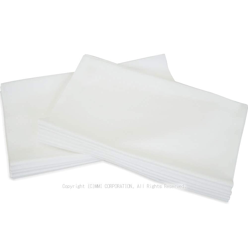 12 Tokuoka Tenugui 37cm x 92cm Alb Simplu Țesătură Albă L-standard (Textura fină)