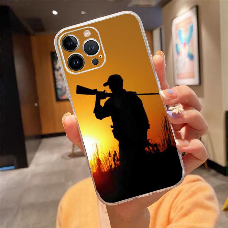 Phone Case For iphone 17ProMax Air 16 15 14 13 Pro Max 15 16 Pro 15Plus Bass Fishing Fisherman Hunting Man