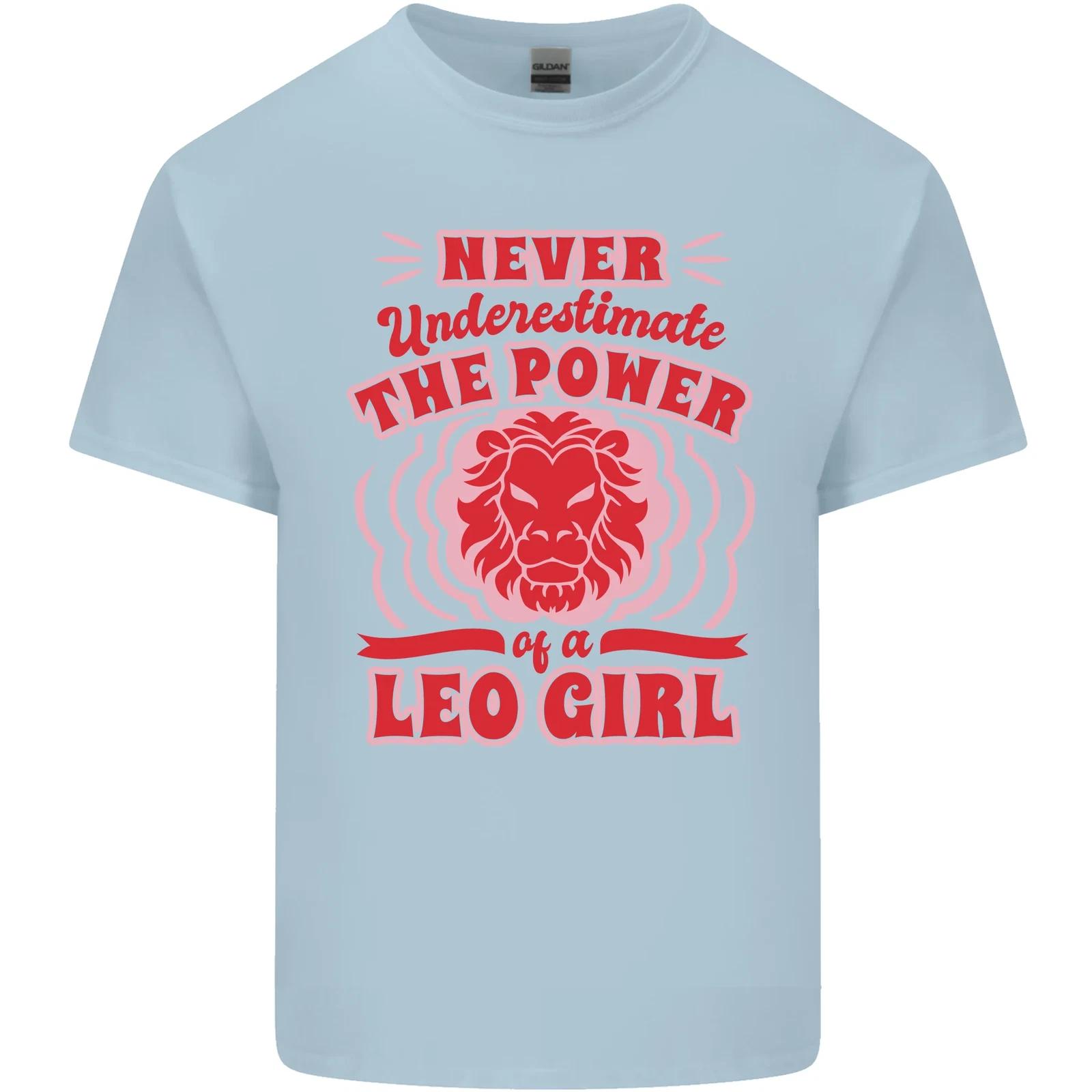 Power of Leo Girl Star Sign Zodiac Horoscope Kids T-Shirt Childrens 3XL