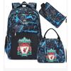 3-teiliges Schulrucksack-Set für Schüler Große Kapazität Oxford-Stoff Schultasche mit Schultergurt und Federmäppchen