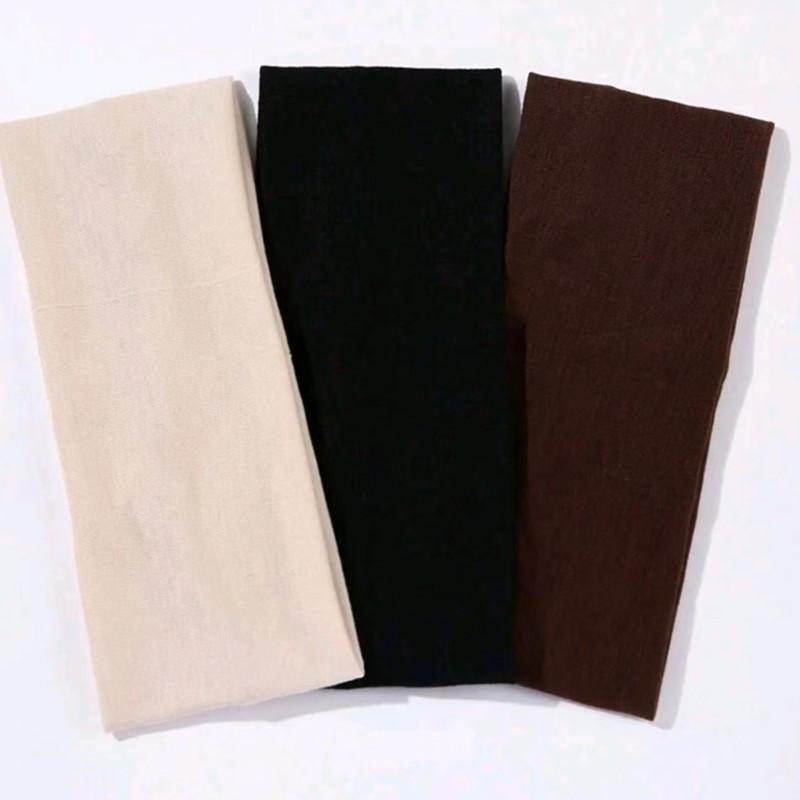 6Cm Wide Simple Basic Solid Color Sports Yoga Headband Running Antiperspirant Sweat Suction Men'S And Women'S Headband