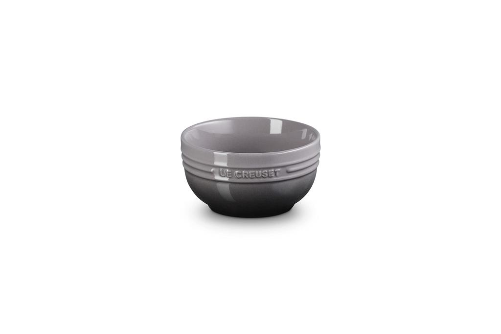 Le Creuset Rice Bowl, 330ml, Flint, Heat and Cold Resistant, Microwave, Oven, and Dishwasher Safe [Official Japanese Product]