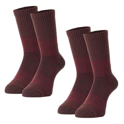 VAXPOT Trekking Mountaineering Socks for and Cushioned Mesh Antibacterial and Sizes Socks, 2-Pair Set, Men, Women, Kids, Soles, Instep, Deodorizing,