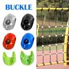 5 Piezas Red de Cuerda para Escalada Infantil Conector de Hebilla de Plástico Accesorios para Columpio de Exterior
