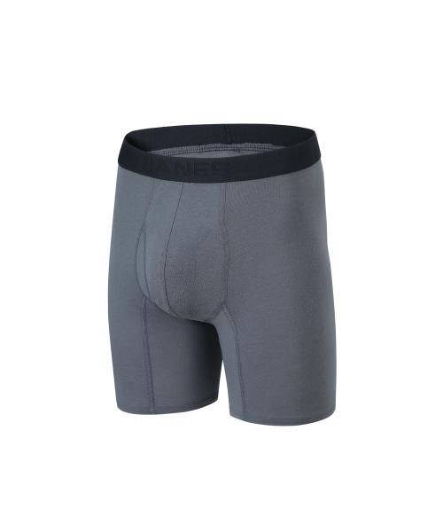 [Hanes] Comfort Flex Fit Boxer Brief Medium Grey [Shipped from Korea] 100% Authentic M